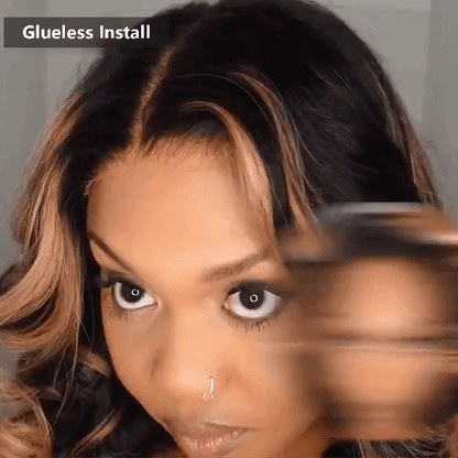 Hot Sale Glueless Mixed Blonde Short Bob Body Wave Wig For Women