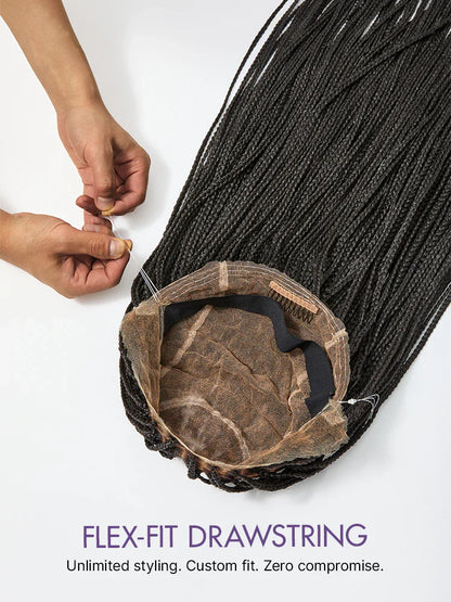 💥[New Arrival] OwnScalp Salon Braids Super Natural Scalp Full HD Lace Knotless Box Braided Wig
