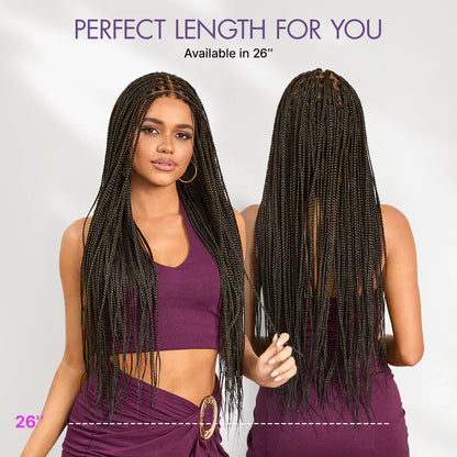 💥[New Arrival] OwnScalp Salon Braids Super Natural Scalp Full HD Lace Knotless Box Braided Wig