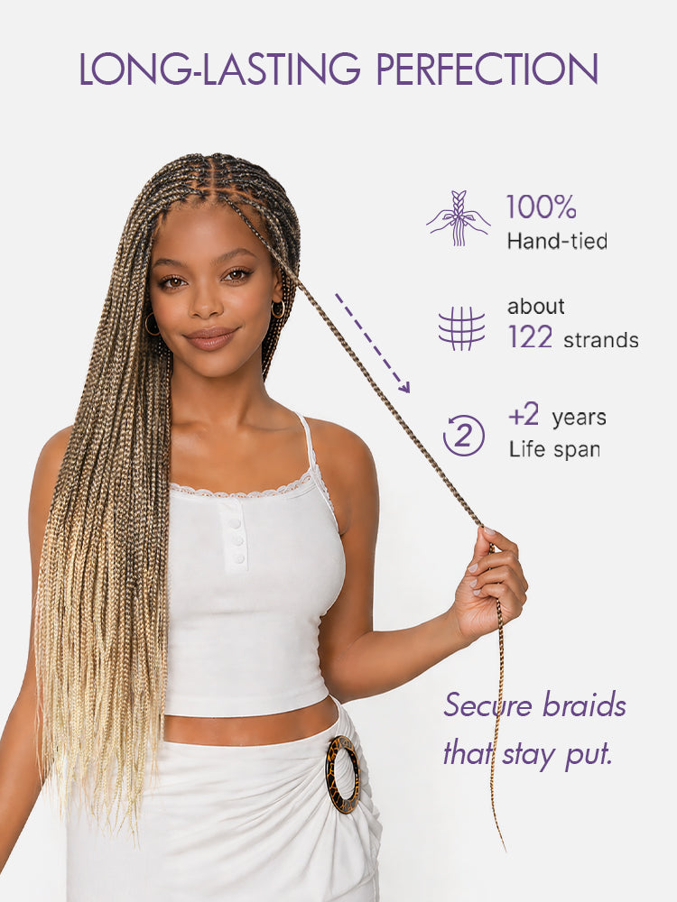 ✨🔥Last Day: 58% Off🔥 Salon Braids HD Lace Knotless Wig ✨