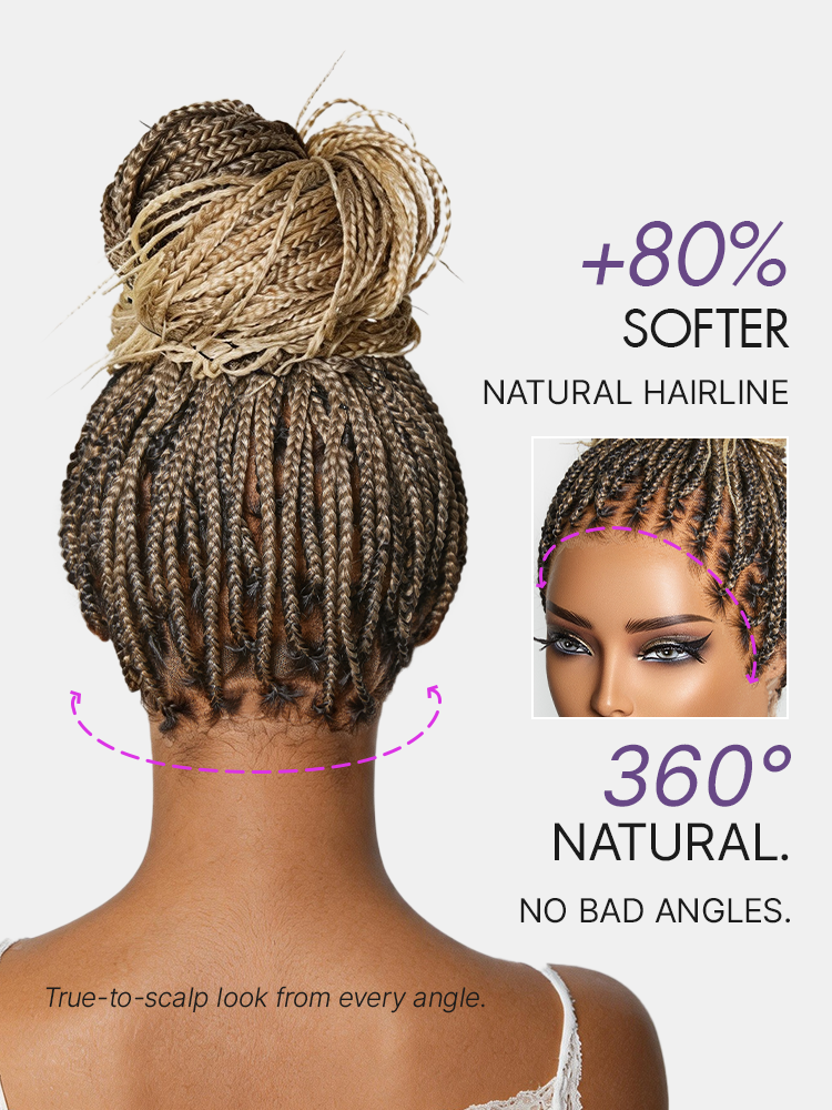 ✨🔥Last Day: 58% Off🔥 Salon Braids HD Lace Knotless Wig ✨