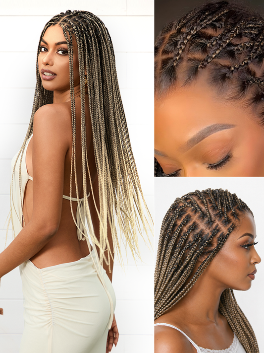 ✨🔥Last Day: 58% Off🔥 Salon Braids HD Lace Knotless Wig ✨