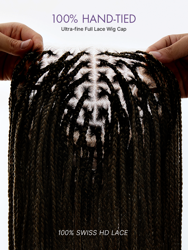 ✨🔥Last Day: 58% Off🔥 Salon Braids HD Lace Knotless Wig ✨