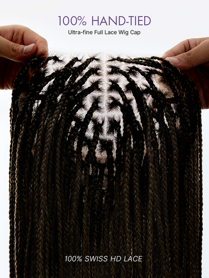 ✨🔥Last Day: 58% Off🔥 Salon Braids HD Lace Knotless Wig ✨