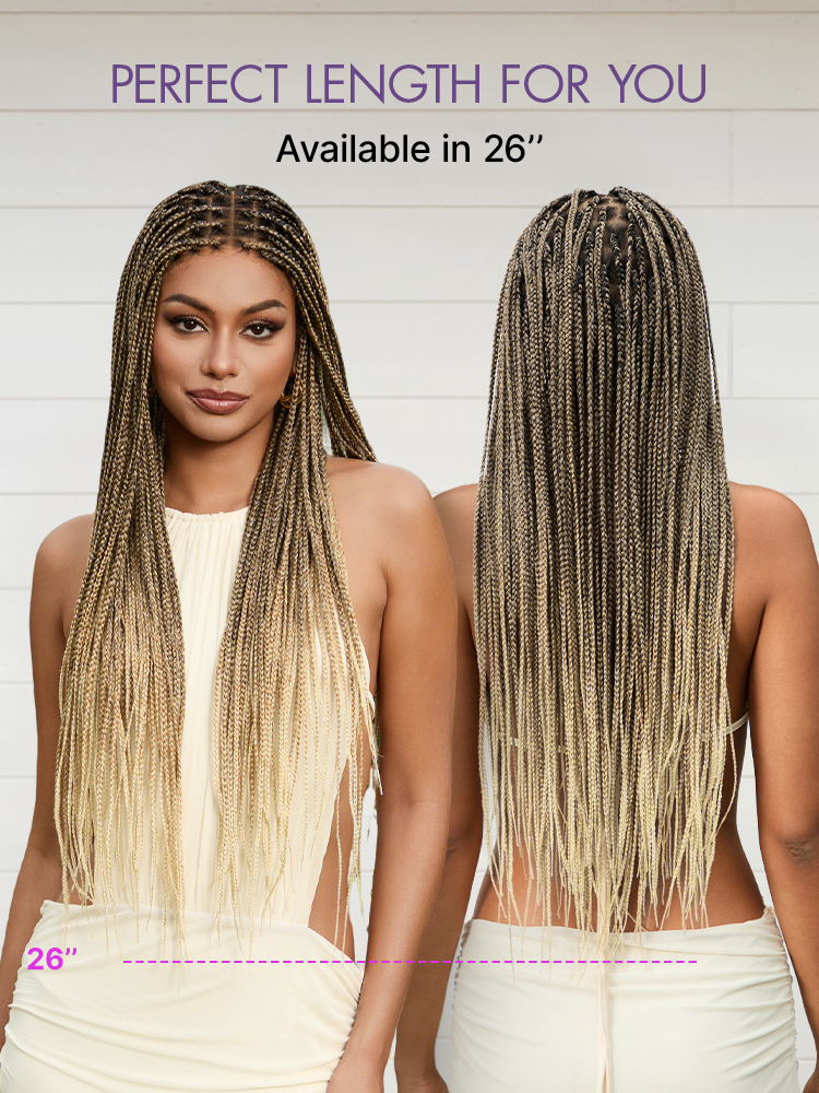 ✨🔥Last Day: 58% Off🔥 Salon Braids HD Lace Knotless Wig ✨