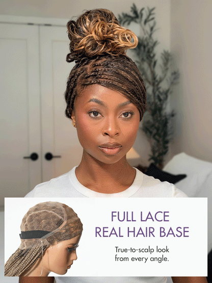 ✨🔥Last Day: 58% Off🔥 Salon Braids HD Lace Knotless Wig ✨