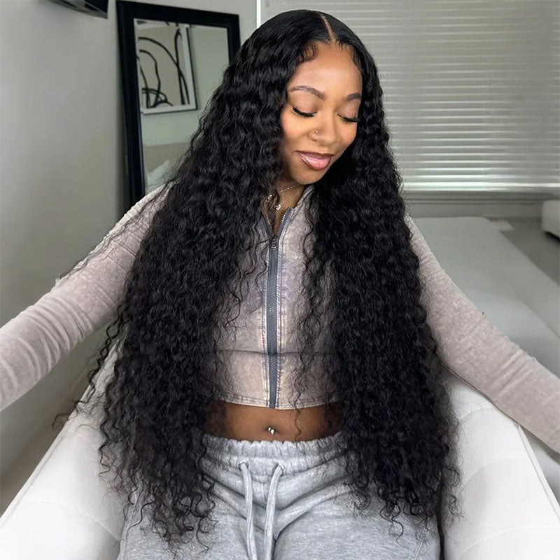 fPre Everything Long Curly Hair 13x4 Full Lace Frontal Wig Thick Curly Hair Glueless Wigs Flash Sale -Amanda Hair