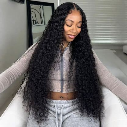fPre Everything Long Curly Hair 13x4 Full Lace Frontal Wig Thick Curly Hair Glueless Wigs Flash Sale -Amanda Hair
