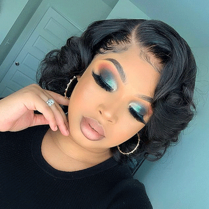 Glueless Hot Sale Short Bob Body Wave Wig For Women
