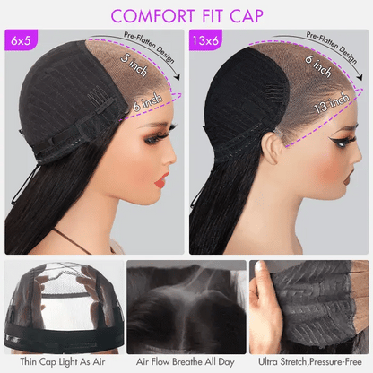 Flash Sale 6×5 13×6 Pull Go Glueless Wig Body Wave Pre-everything 100% Natural Hairline 250% Density