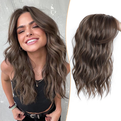 🌷 Final Hours –🌷2026 New Lightweight & Breathable Wavy Hair Topper