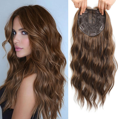 🌷 Final Hours –🌷2026 New Lightweight & Breathable Wavy Hair Topper