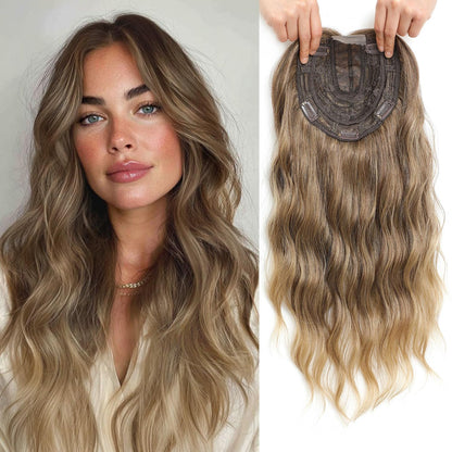 🌷 Final Hours –🌷2026 New Lightweight & Breathable Wavy Hair Topper