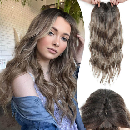 🌷 Final Hours –🌷2026 New Lightweight & Breathable Wavy Hair Topper