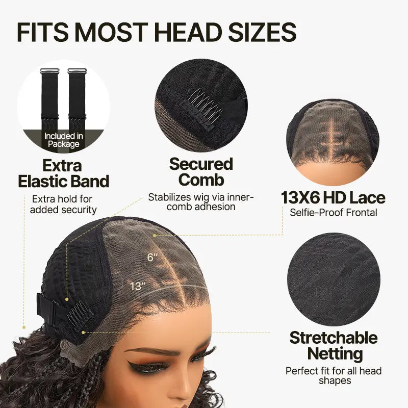 Hurry! 68% OFF — Stock Limited to 200 Pieces! Lace Wig Glueless Wear