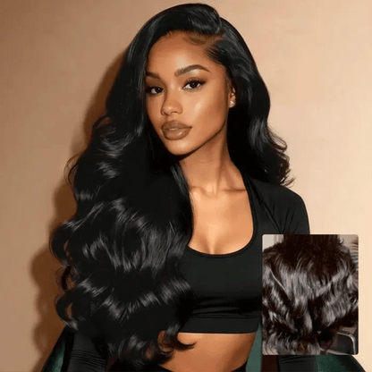 Flash Sale 6×5 13×6 Pull Go Glueless Wig Body Wave Pre-everything 100% Natural Hairline 250% Density