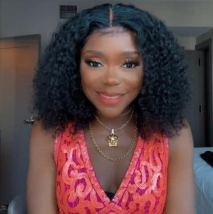 Glueless Super Fluffy Afro Kinky Curly Wigs Black Explosive Hair