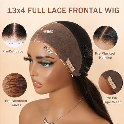 fPre Everything Long Curly Hair 13x4 Full Lace Frontal Wig Thick Curly Hair Glueless Wigs Flash Sale -Amanda Hair