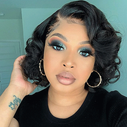 Glueless Hot Sale Short Bob Body Wave Wig For Women