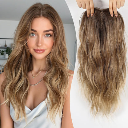 🌷 Final Hours –🌷2026 New Lightweight & Breathable Wavy Hair Topper