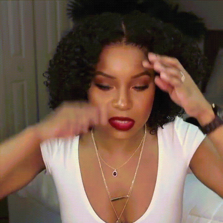 Short Kinky Curly Bob Wigs with Bouncy Curls Hair