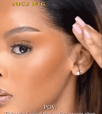 Ombre Black Brown Brazilian Straight Hair BOB Wigs Lady Wig
