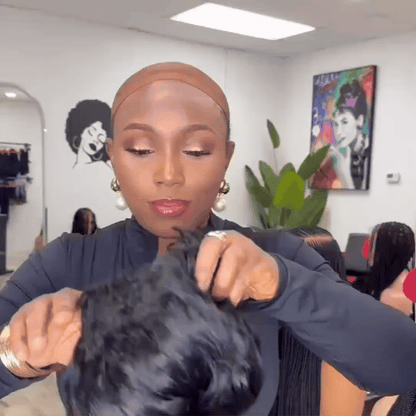 Best Seller Glueless Supper Short Pixie Cut Wig Straight Hair