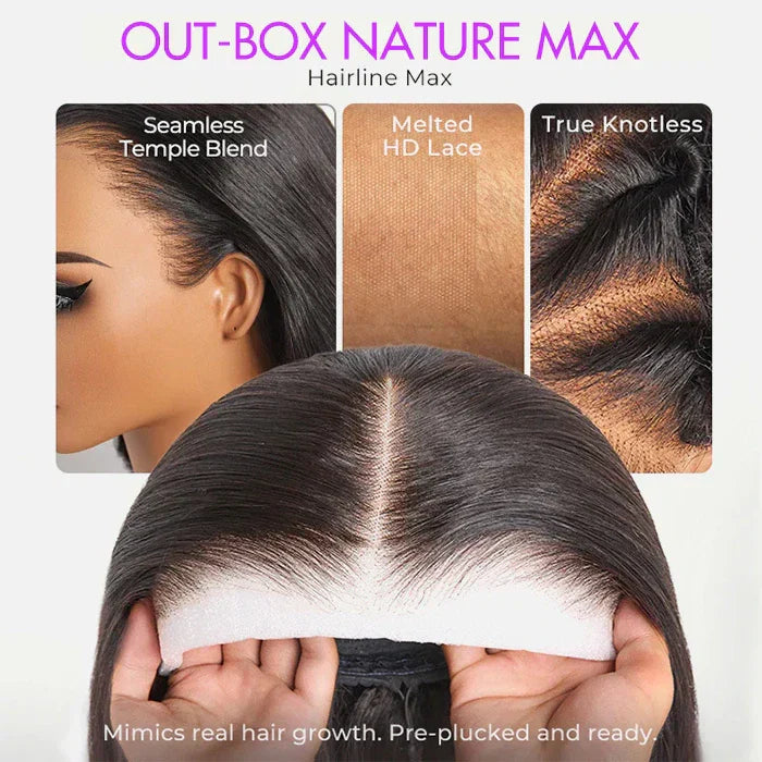 Flash Sale 6×5 13×6 Pull Go Glueless Wig Body Wave Pre-everything 100% Natural Hairline 250% Density
