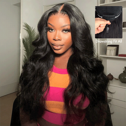 Flash Sale 6×5 13×6 Pull Go Glueless Wig Body Wave Pre-everything 100% Natural Hairline 250% Density