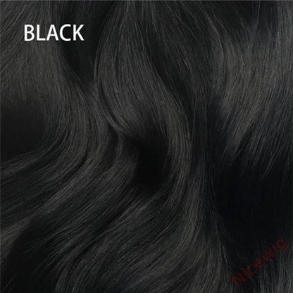 Black Long Brazilian Body Wavy Wigs