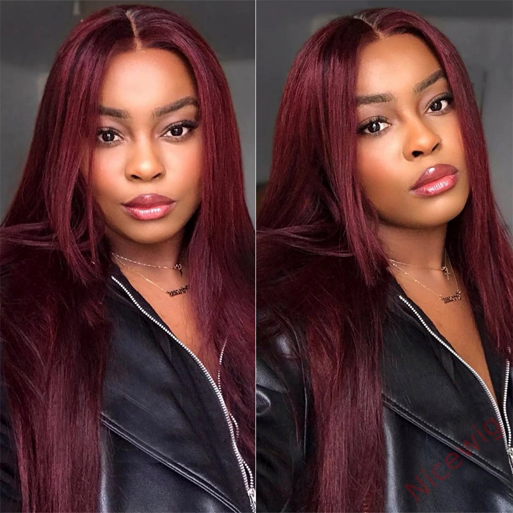 Glueless Natural Looking 20 Inch Blonde  Straight Wigs For Black Women