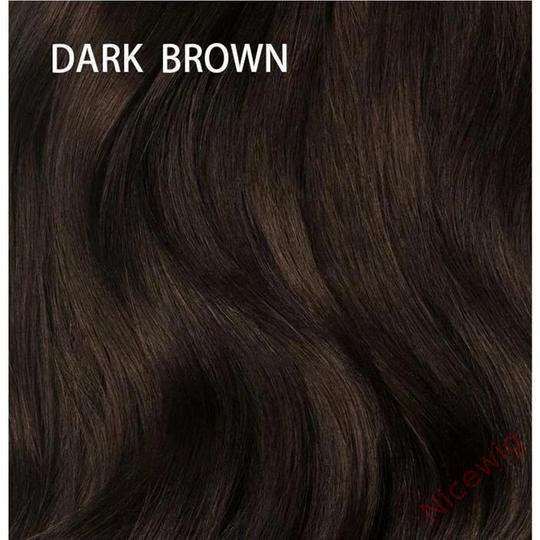 Glueless Brazilian Natural Black Water Wave Long Curly Wig