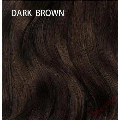 Glueless Brazilian Natural Black Water Wave Long Curly Wig