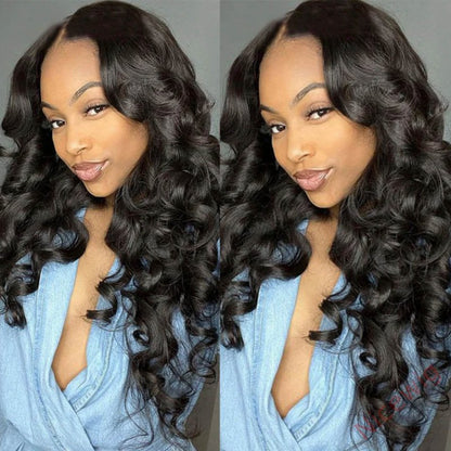 Bouncy Curl Wigs Natural Black Beginner Friendly