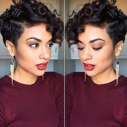 4Inch Short Curly Wave Wig