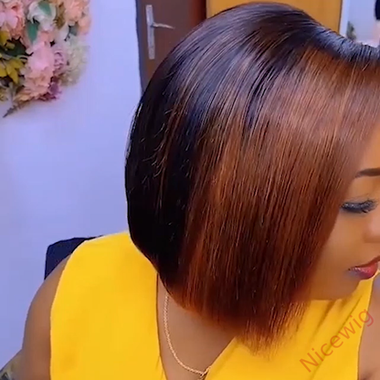 Best Seller Glueless Lovely Natrual Bob Styles Silky Hair Wig